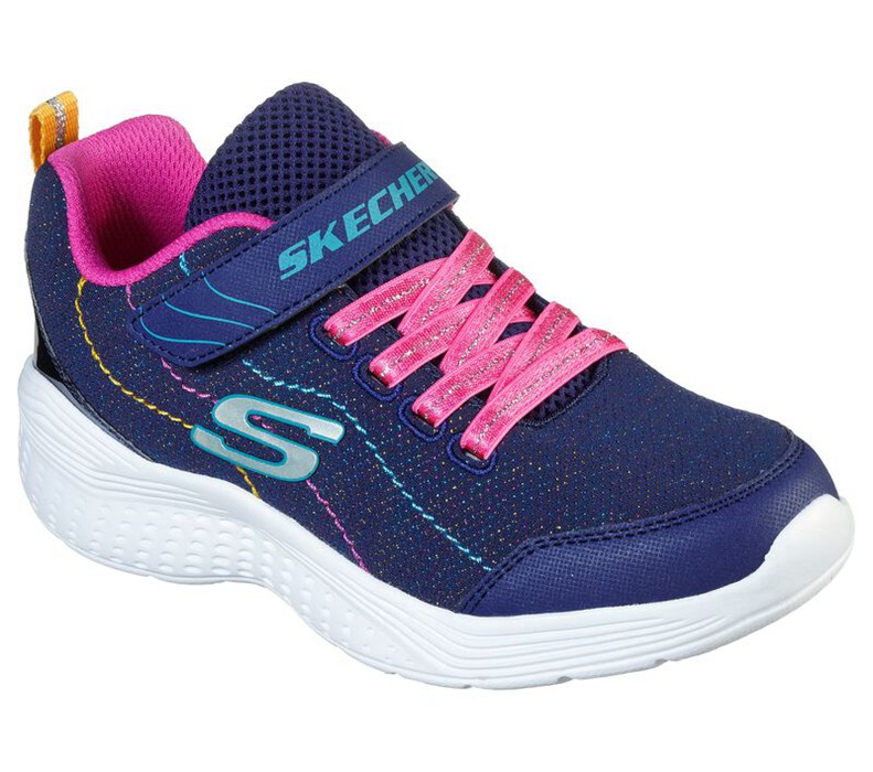 Skechers Ap Sprints - Electric Dash - Girls Sneakers Navy/Pink [AU-ZN1215]